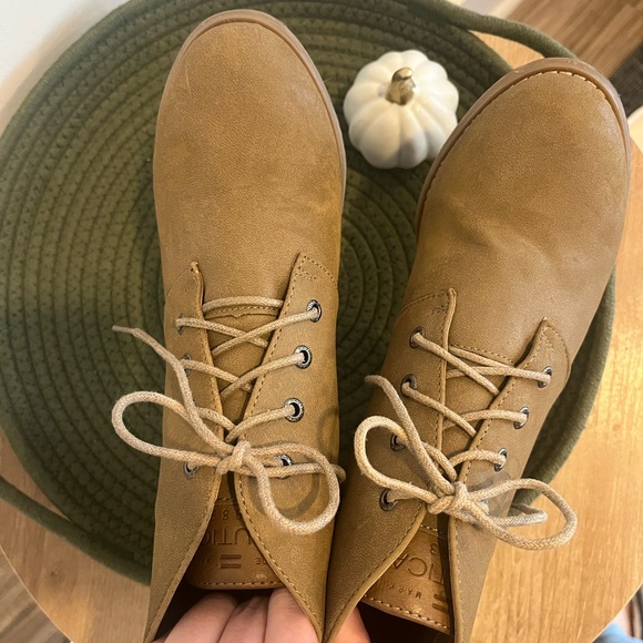 Wedge Lace Up Booties - Picture 4 of 15